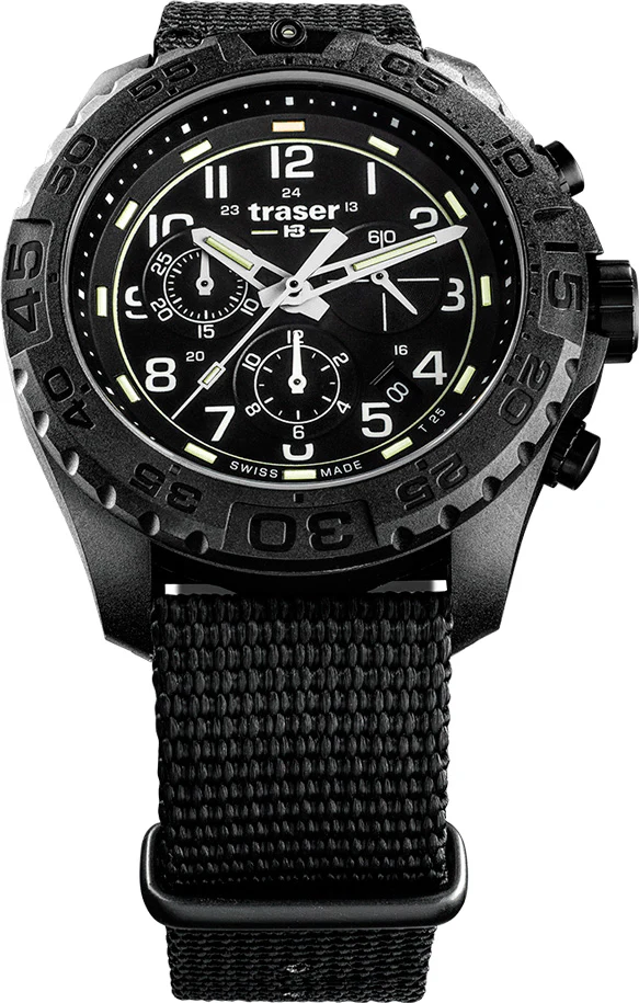 Traser H3 Watch P96 OdP Evolution Chrono Black