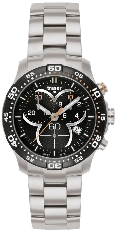 Traser H3 Watch T73 Ladytime Chronograph Black