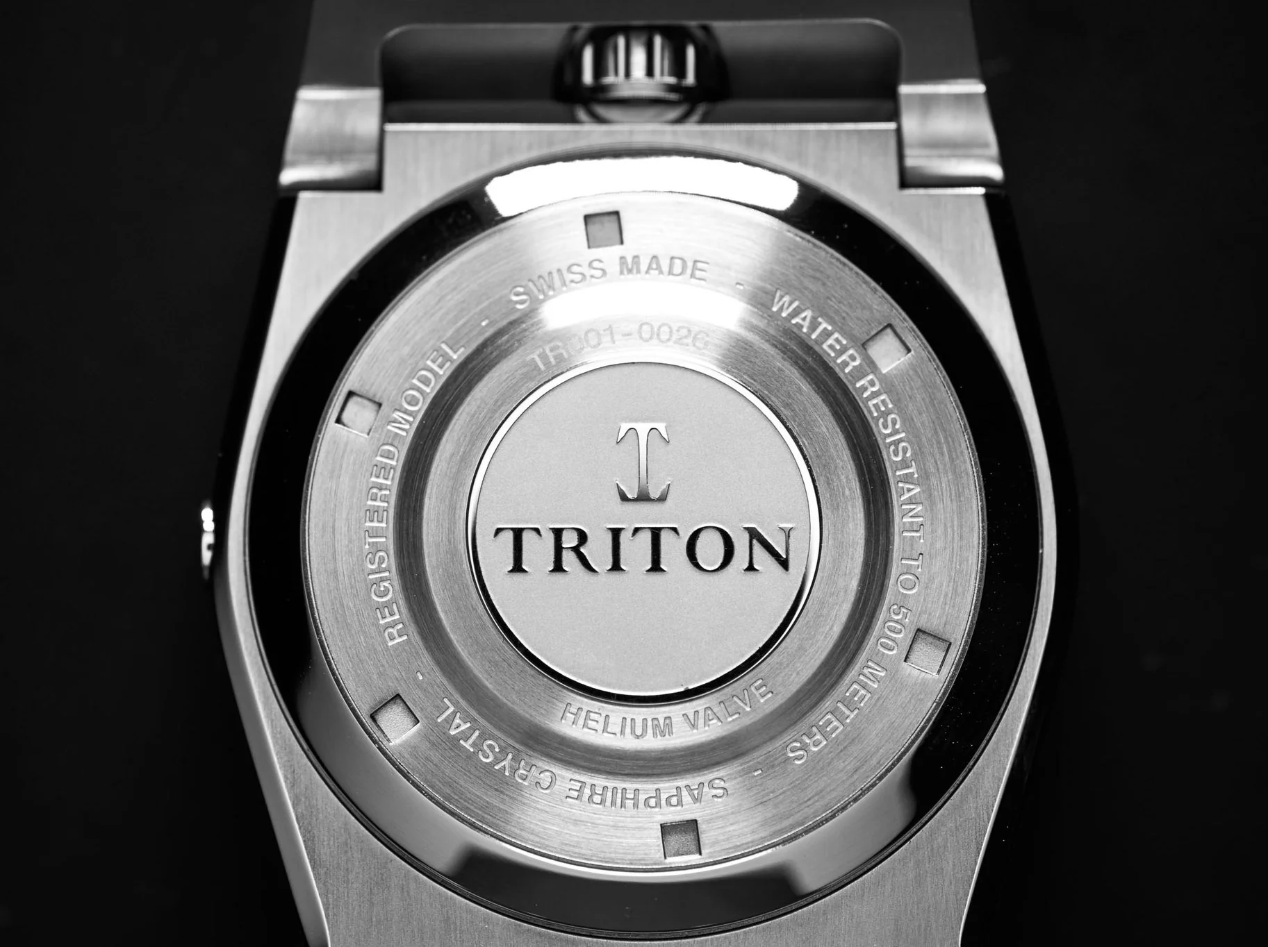 Triton Subphotique Classic Black TR-01 Watch - Image 3