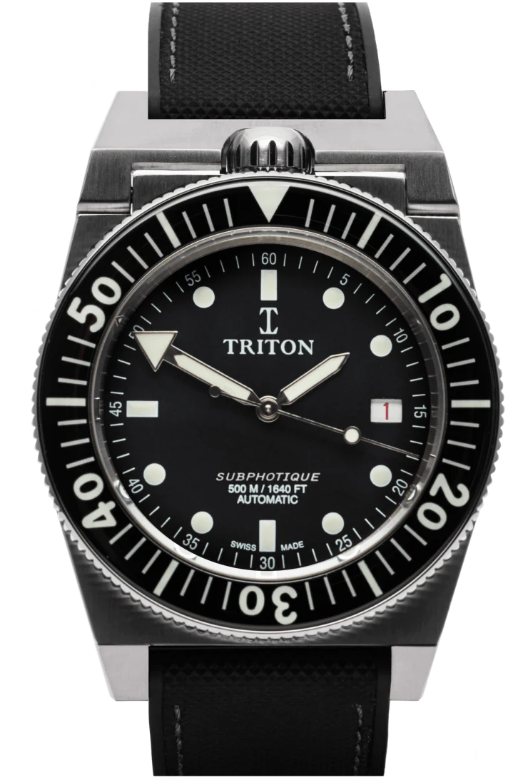 Triton Subphotique Sport Black TR-01 Watch
