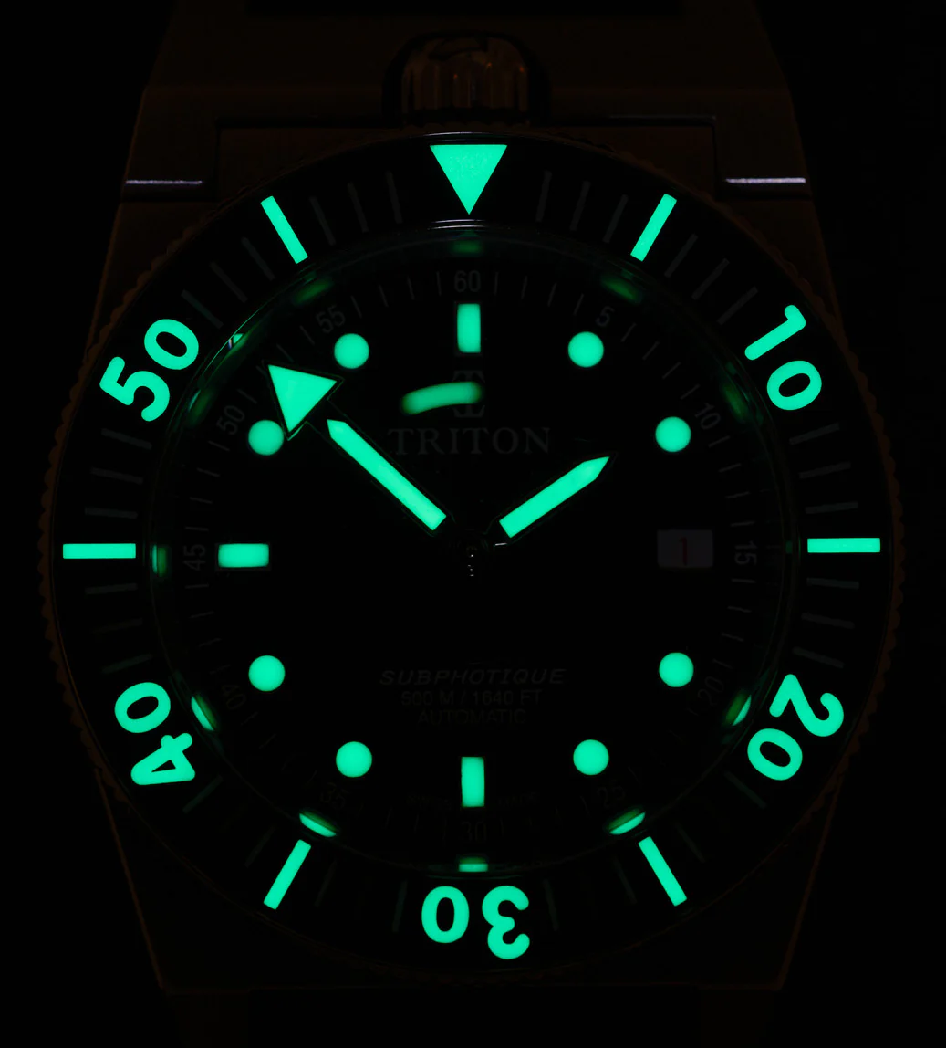 Triton Subphotique Sport Black TR-01 Watch - Image 3