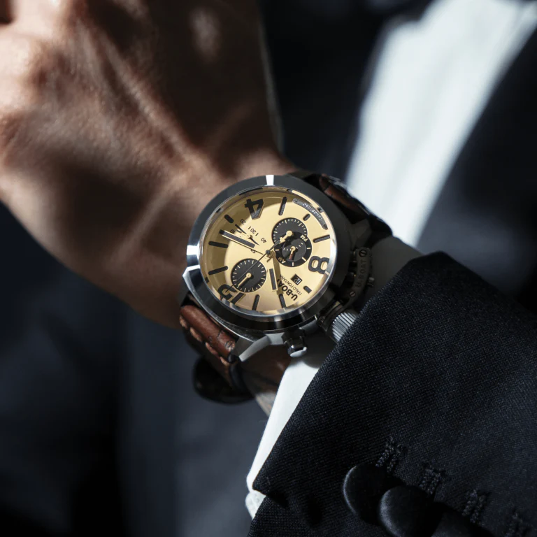 U-Boat Classico 45 CAS 1 Beige Watch - Image 4