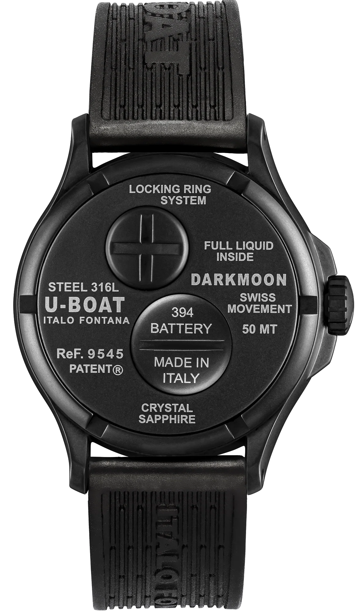 U-Boat Darkmoon 40 Black Curve PVD Watch - Image 2