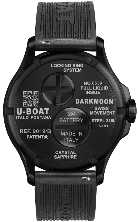 U-Boat Darkmoon Black PVD Watch - Image 2