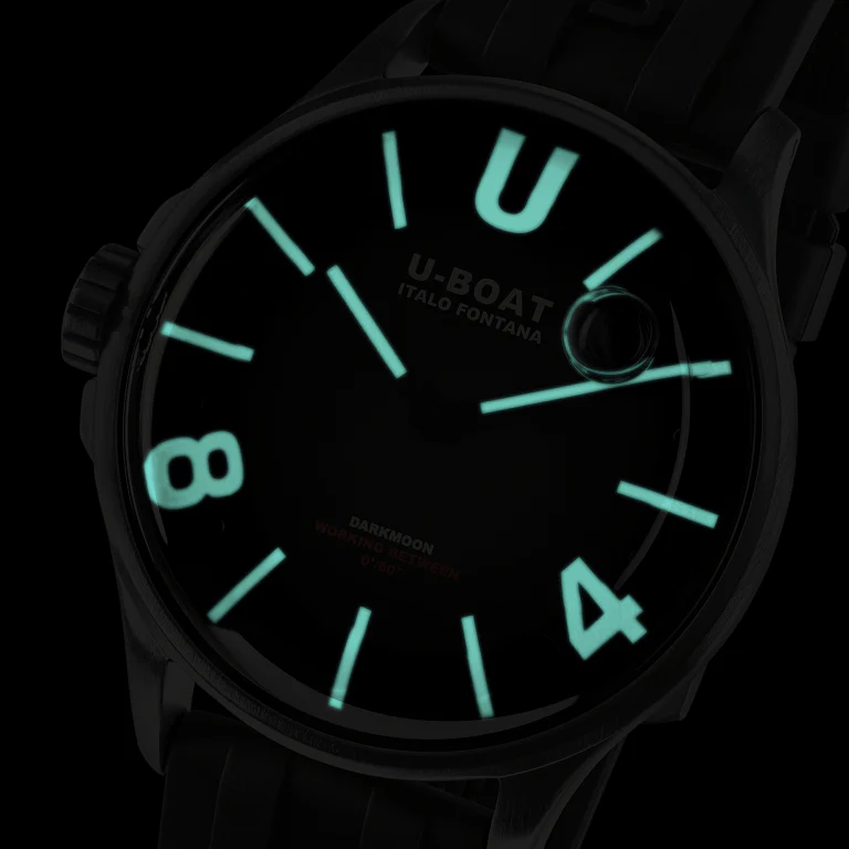 U-Boat Darkmoon Black SS Watch - Image 4