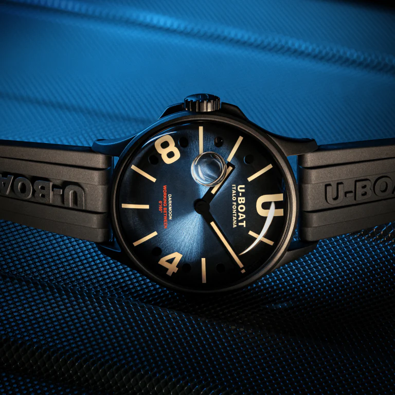U-Boat Darkmoon Blue PVD Soleil Watch - Image 3