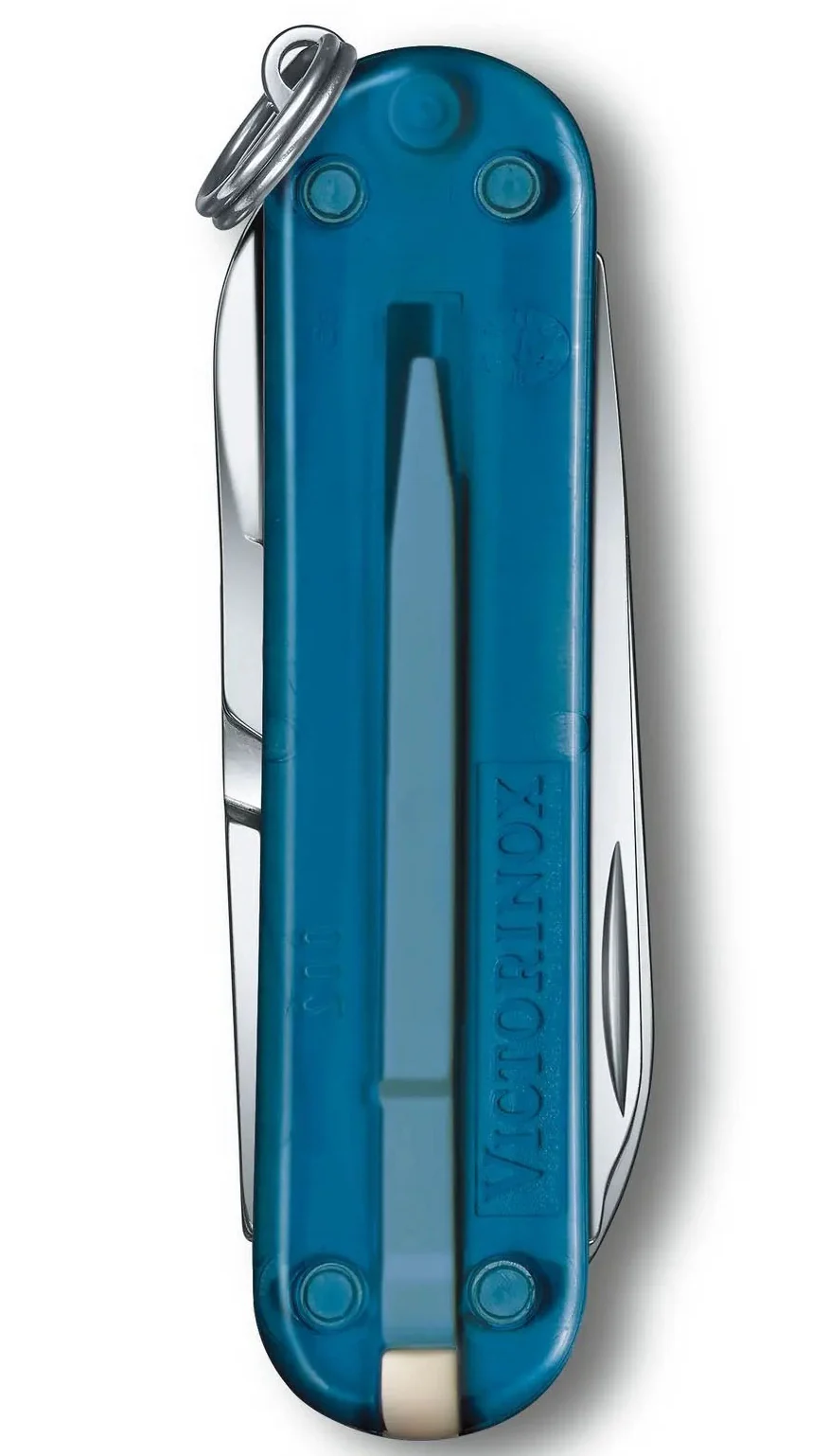 Victorinox Small Pocket Knife Classic SD Transparent Sky High - Image 2