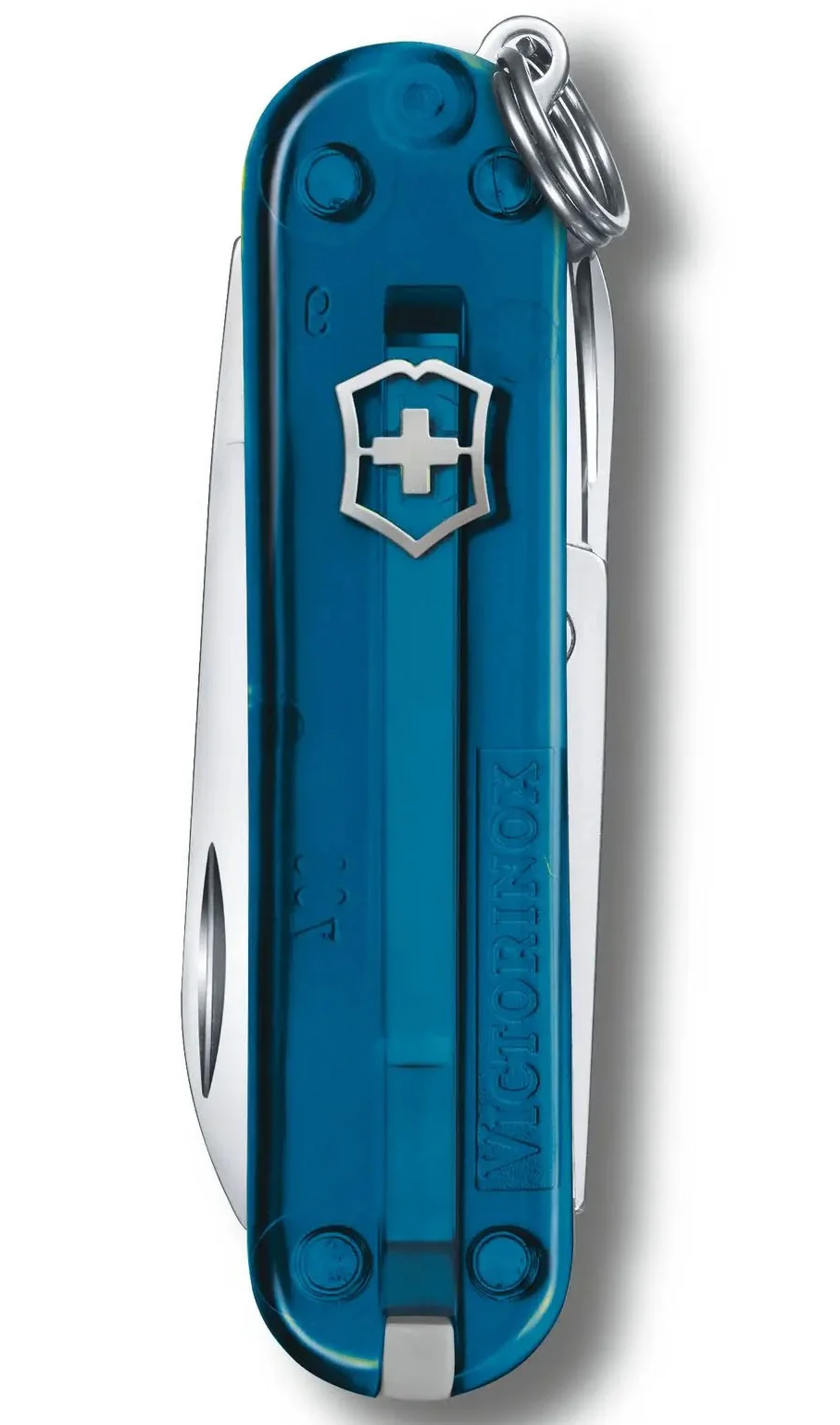 Victorinox Small Pocket Knife Classic SD Transparent Sky High - Image 3