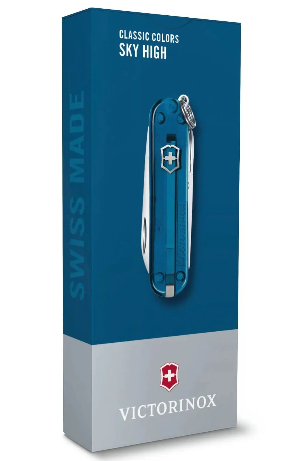 Victorinox Small Pocket Knife Classic SD Transparent Sky High - Image 4