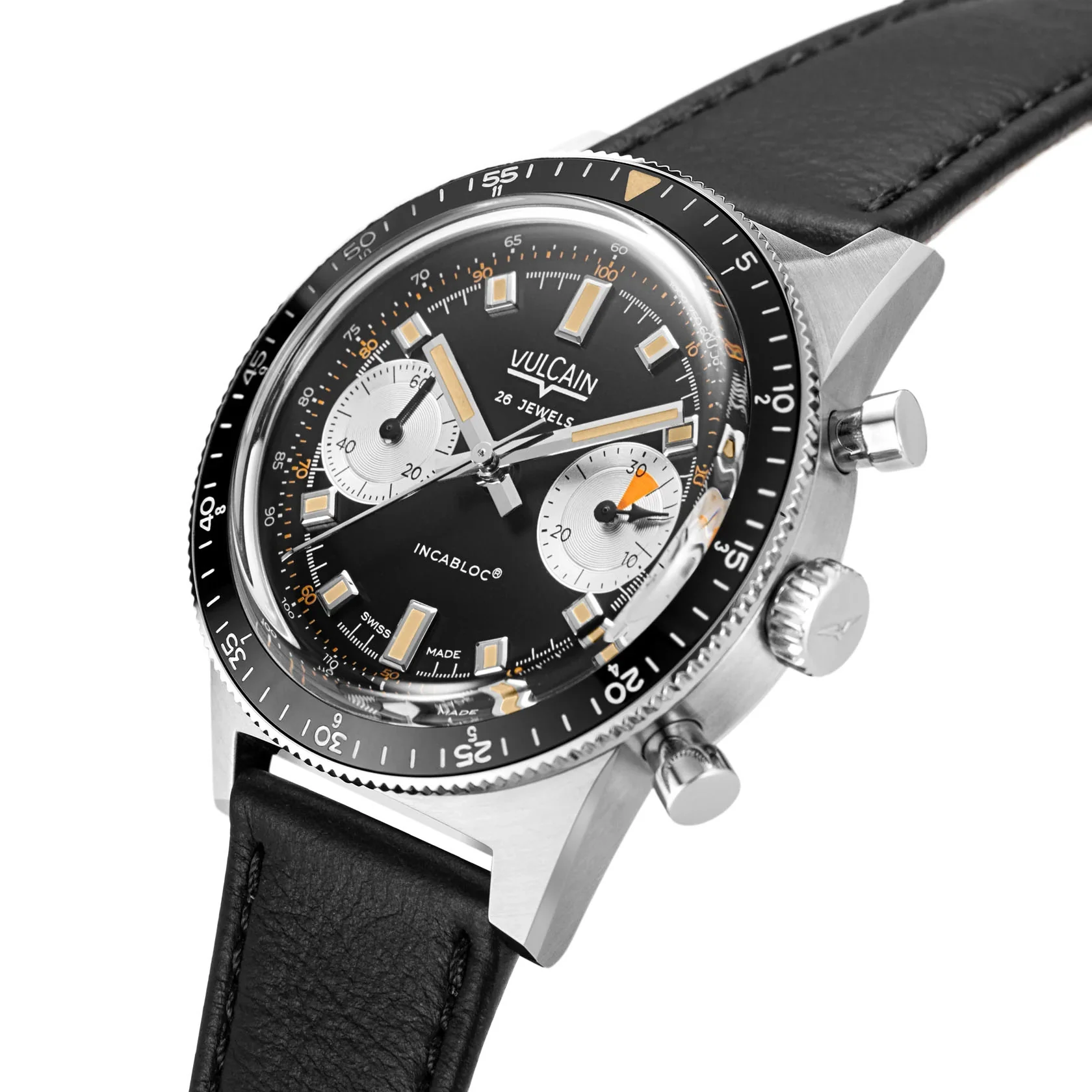 Vulcain Skindiver Chronograph Black Watch - Image 2