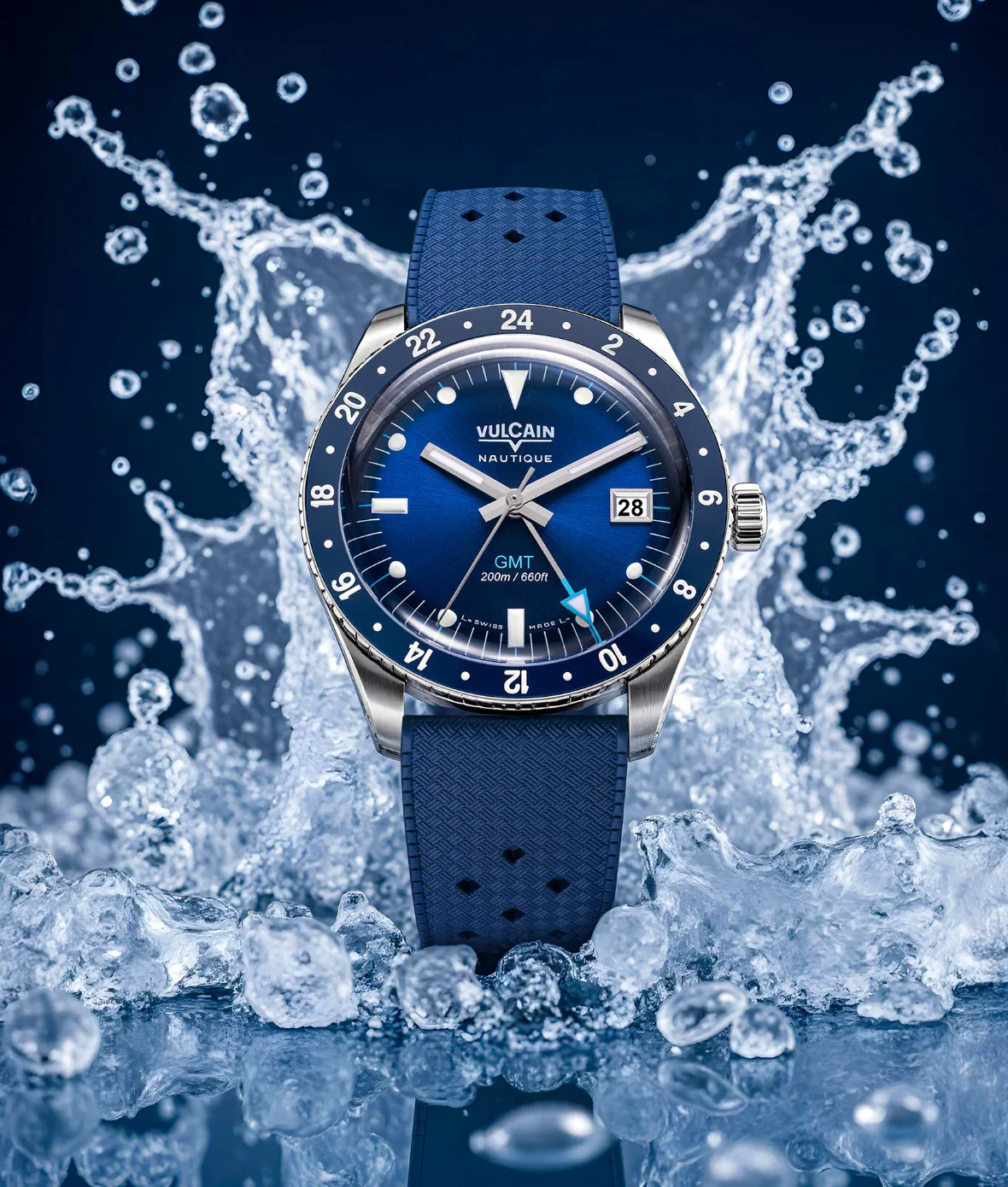 Vulcain Skindiver GMT Azul Limited Edition Watch - Image 4