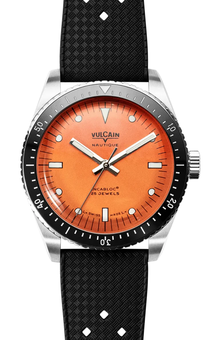 Vulcain Skindiver Nautique Orange Watch