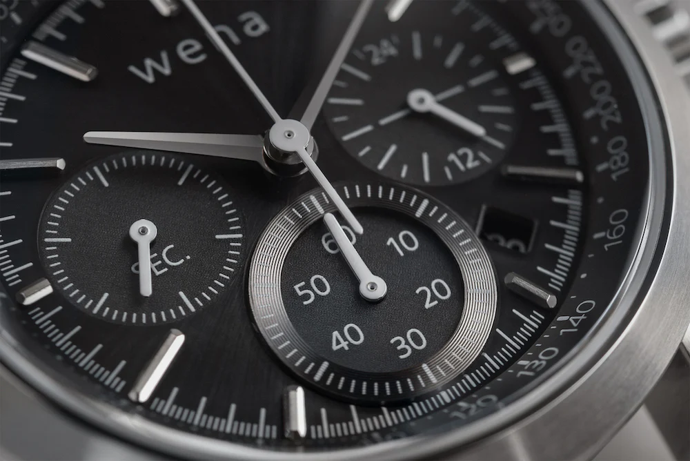 Wena Watch Wrist Pro With Silver Solar Chronograph Face - Image 3