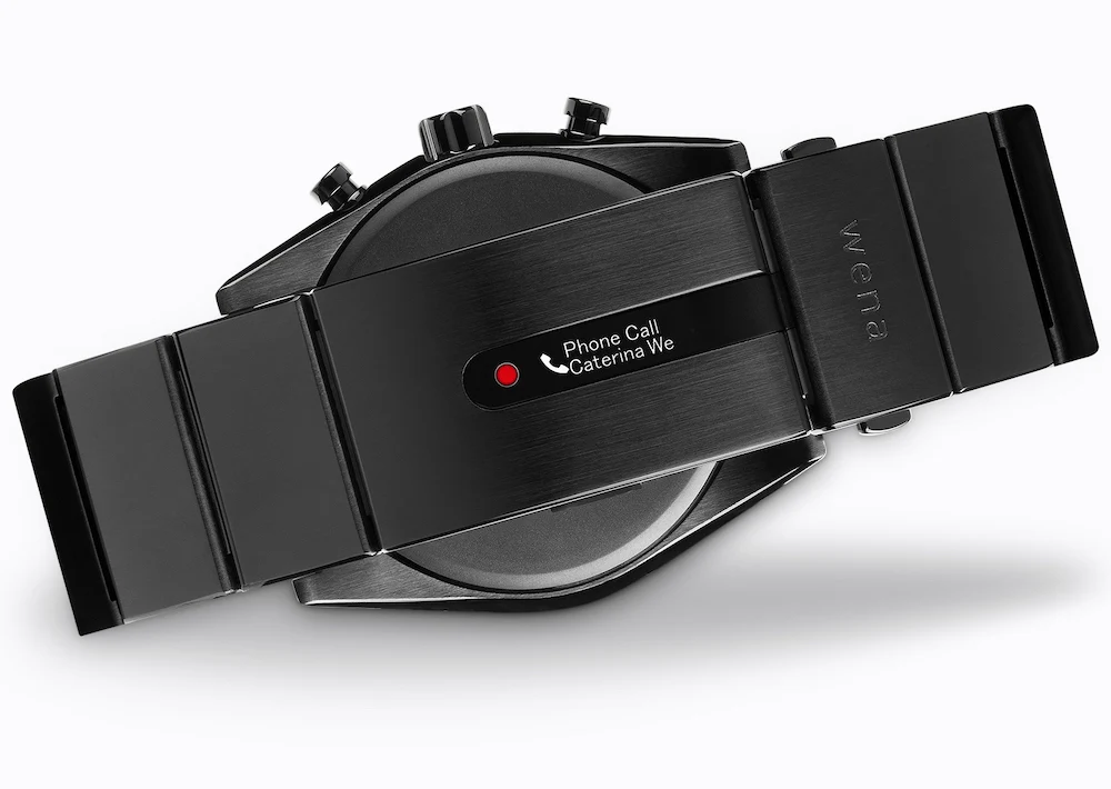 Wena Watch Wrist Pro With Black Mechanical Three Hands Face - Image 2
