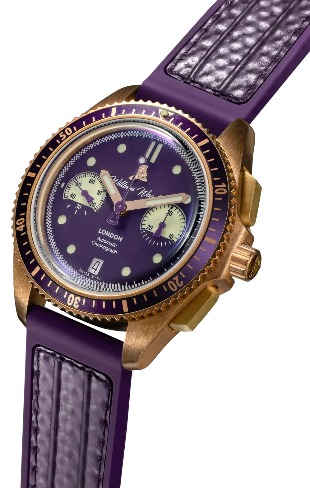 William Wood Triumph Bronze Jubilee Purple Fire Hose - Image 3
