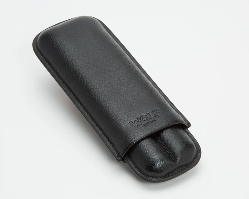 Wolf Cigar Case Blake 2 Piece Black Purple - Image 2