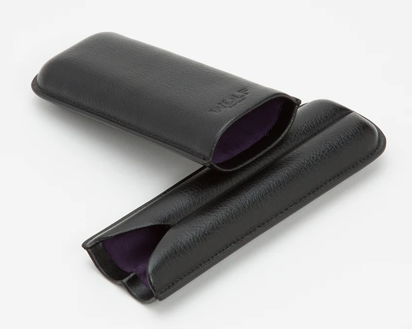 Wolf Cigar Case Blake 2 Piece Black Purple - Image 3