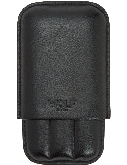 Wolf Cigar Case Blake 3 Piece Black Purple