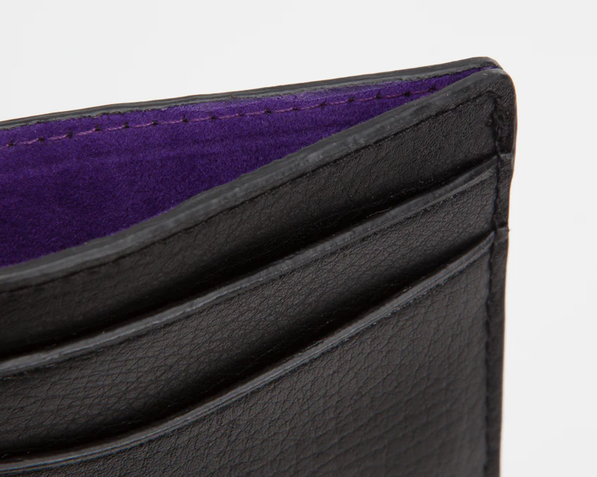 Wolf Credit Card Case Blake Black Purple - Image 3