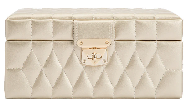 Wolf Jewellery Box Caroline Small Champagne - Image 2
