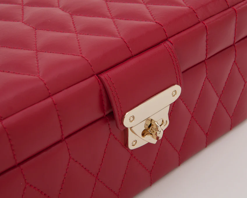 Wolf Jewellery Box Caroline Small Red - Image 4