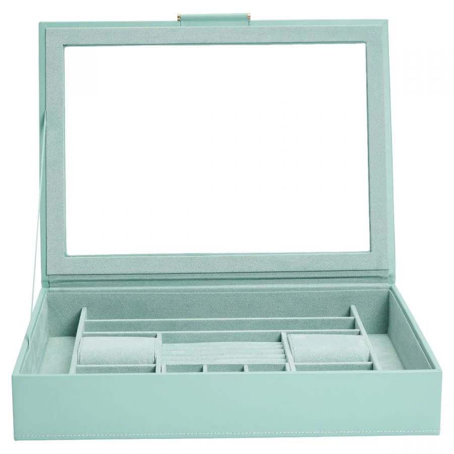 WOLF Jewellery Box Sophia With Window Jade - Image 4