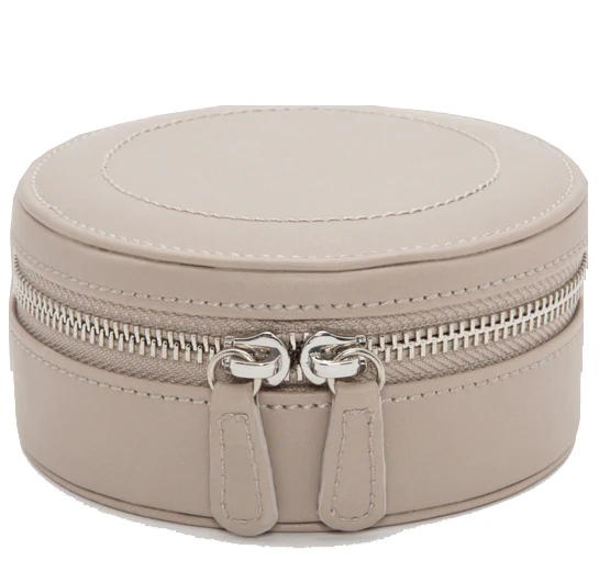 WOLF Jewellery Case Sophia Mini Zip Mink - Image 2