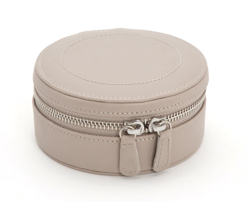 WOLF Jewellery Case Sophia Mini Zip Mink - Image 3