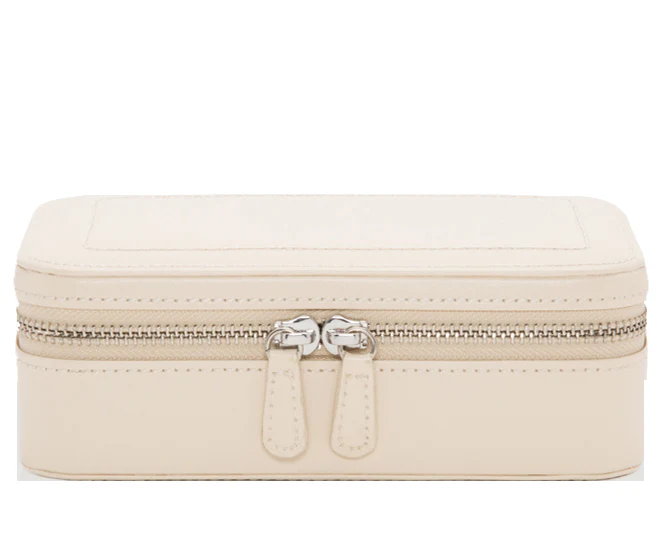 WOLF Jewellery Case Sophia Zip Ivory - Image 2