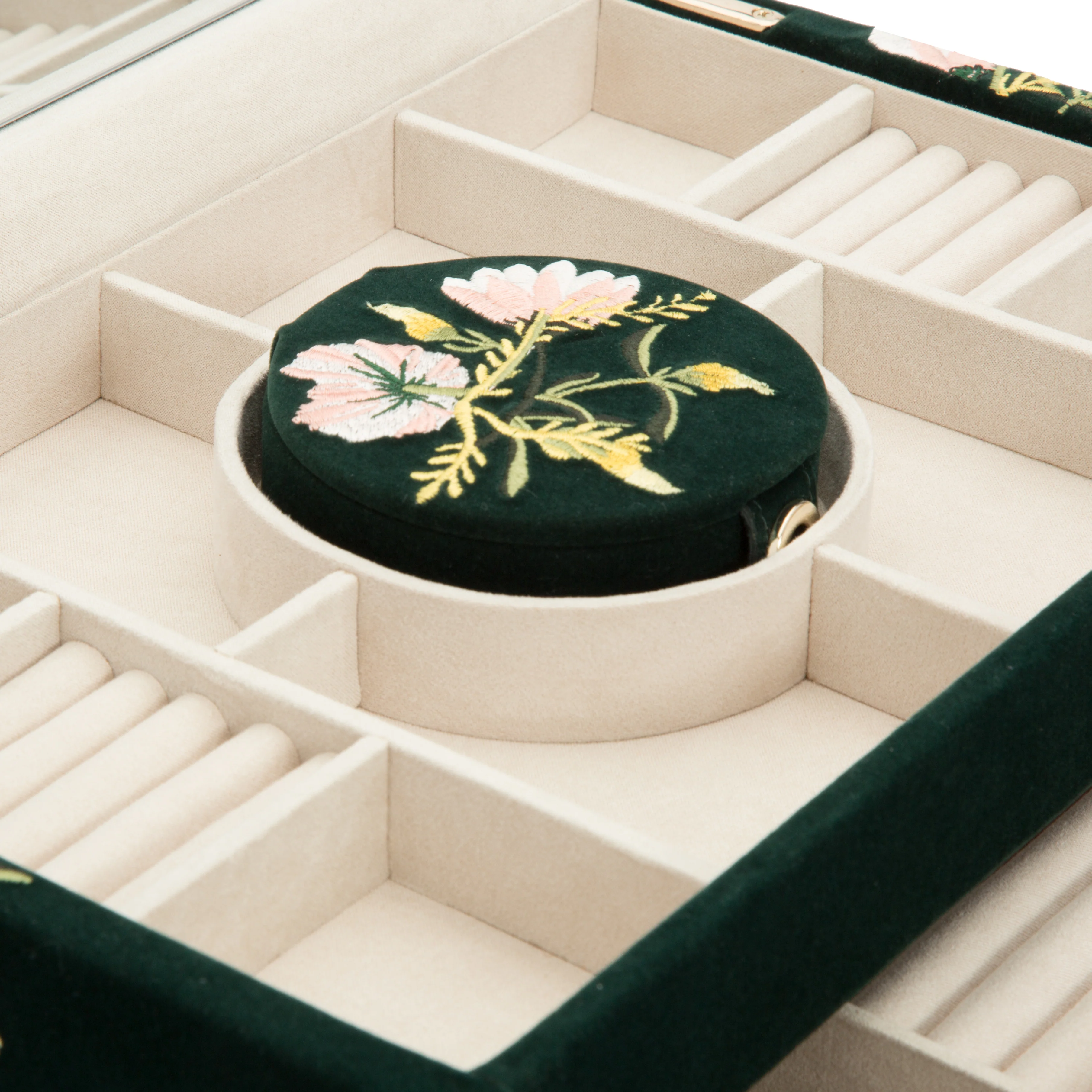 WOLF Jewellery Case Zoe Large Forest Green - Image 5