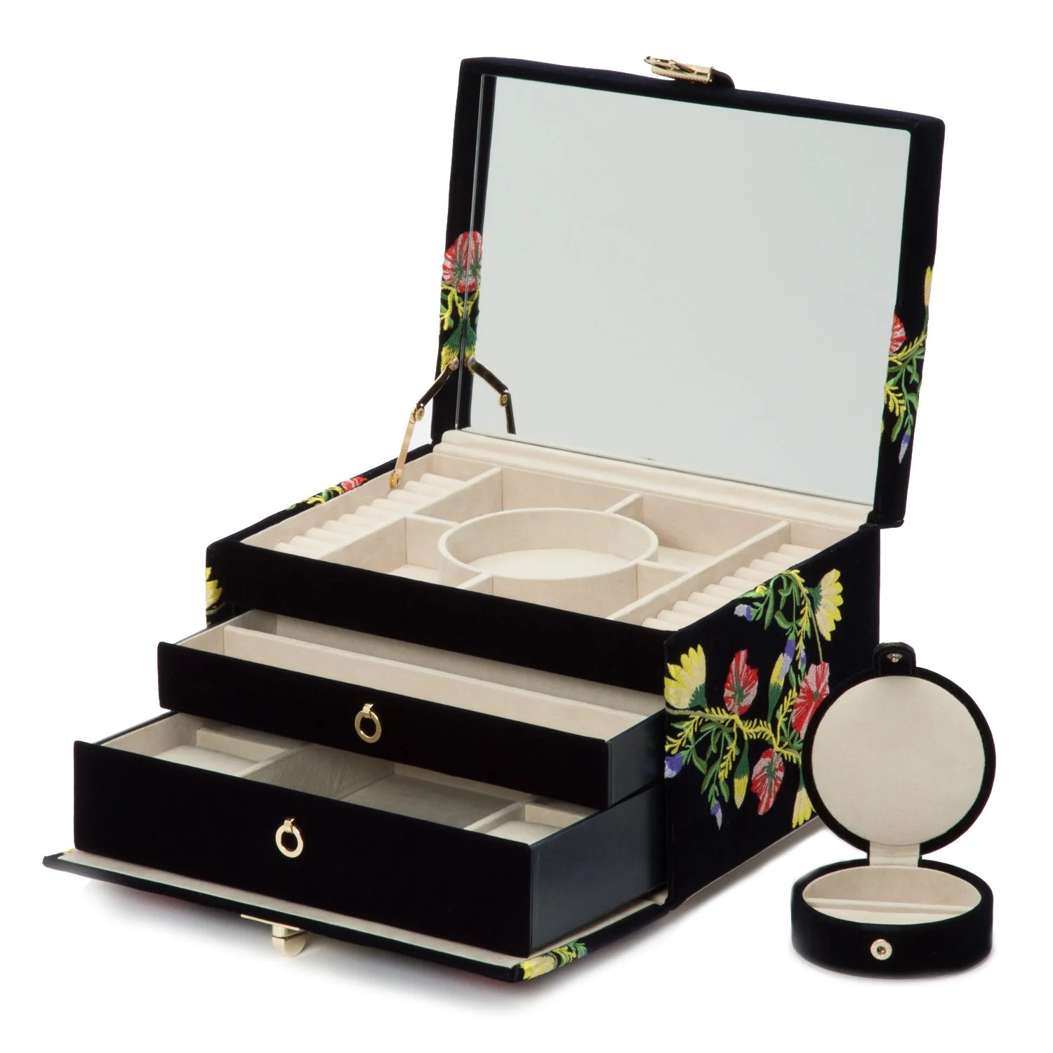 WOLF Jewellery Case Zoe Medium Indigo