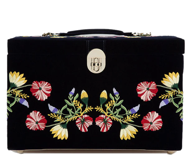 WOLF Jewellery Case Zoe Medium Indigo - Image 2