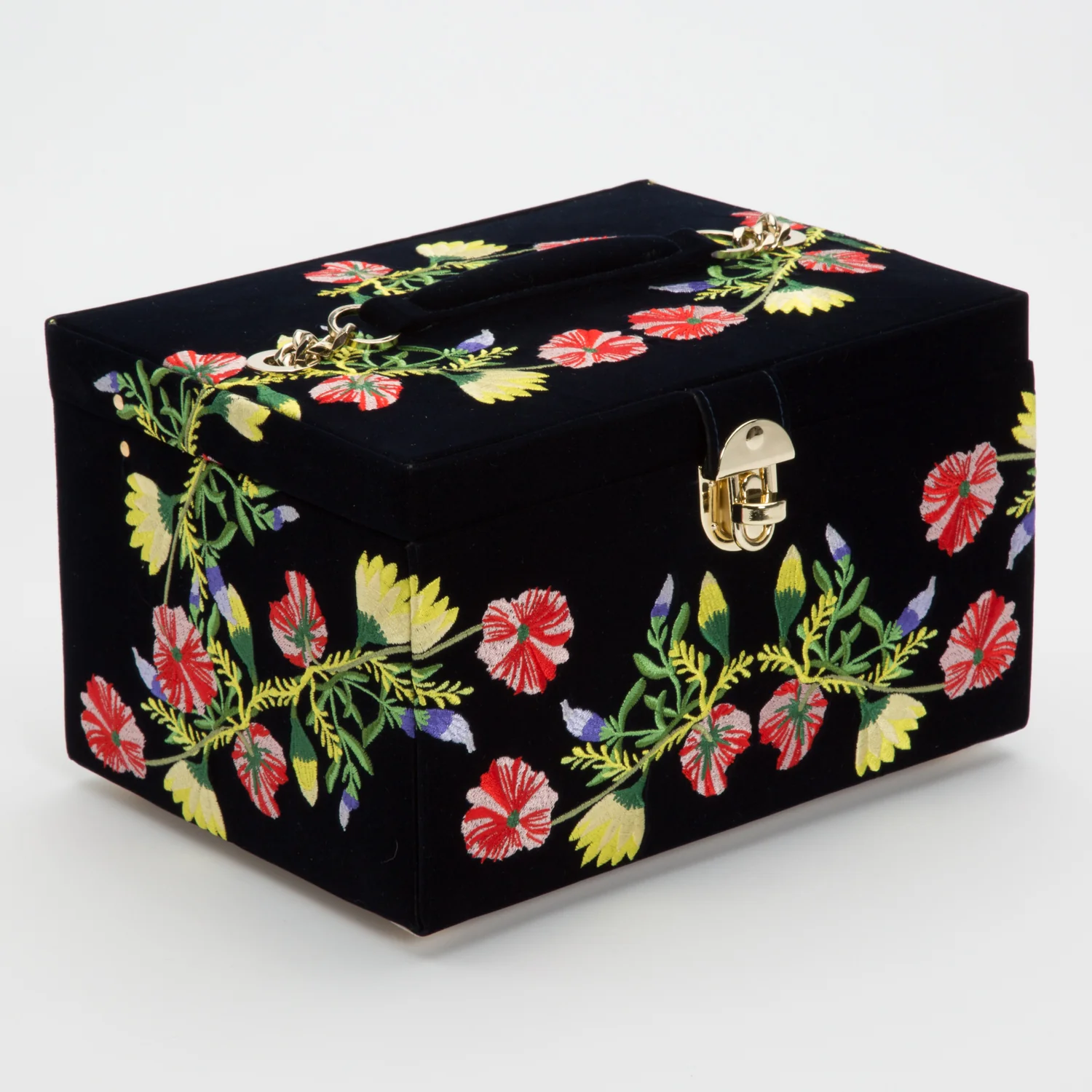 WOLF Jewellery Case Zoe Medium Indigo - Image 3