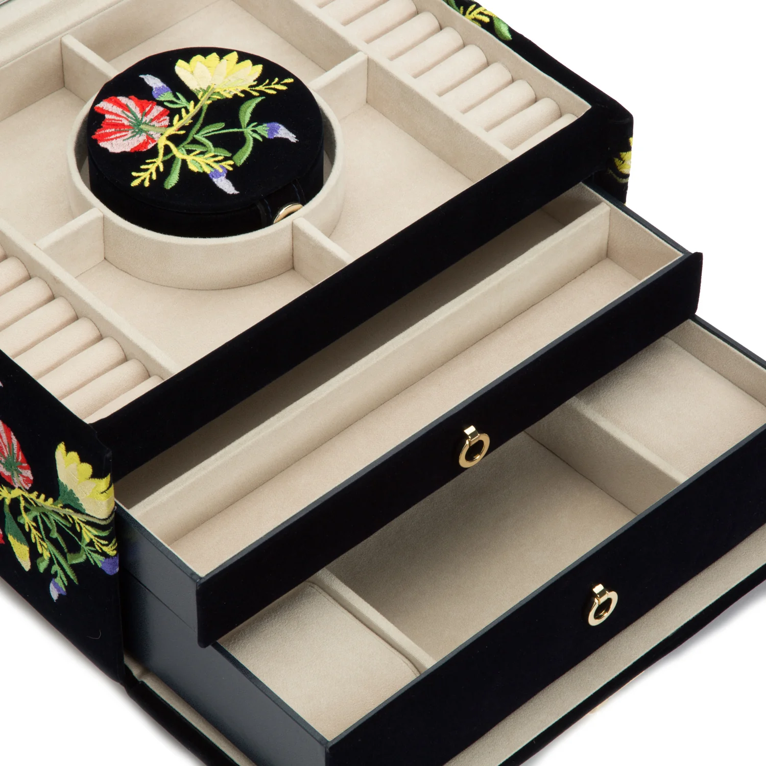 WOLF Jewellery Case Zoe Medium Indigo - Image 4