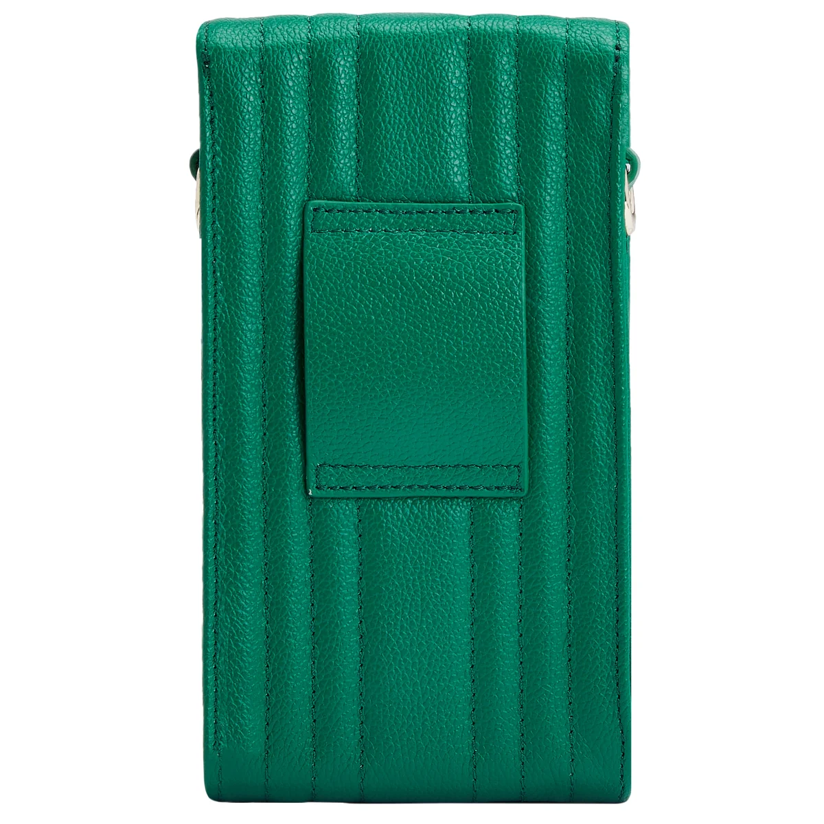 Wolf Mimi Collection Leather Green Phone Case with Wristlet and Lanyard - Image 4