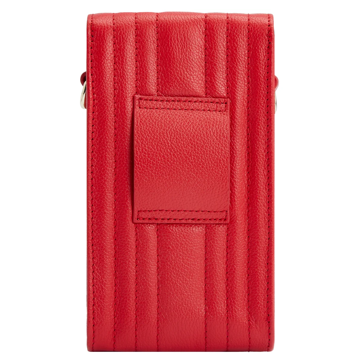 Wolf Mimi Collection Leather Red Phone Case with Wristlet and Lanyard - Image 5
