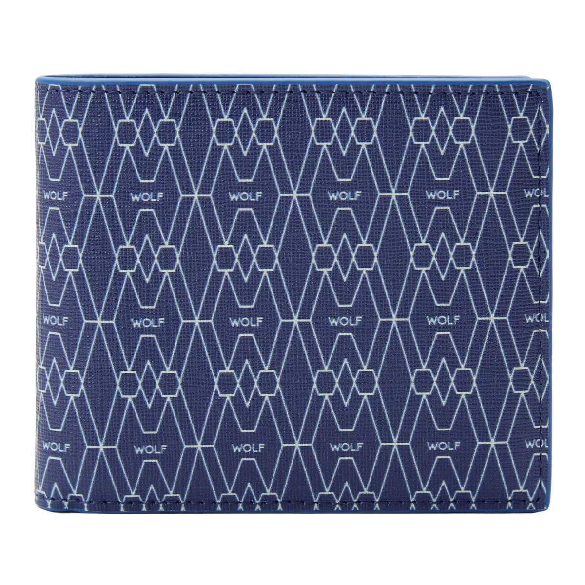 Wolf Signature Vegan Collection Blue Billfold Wallet