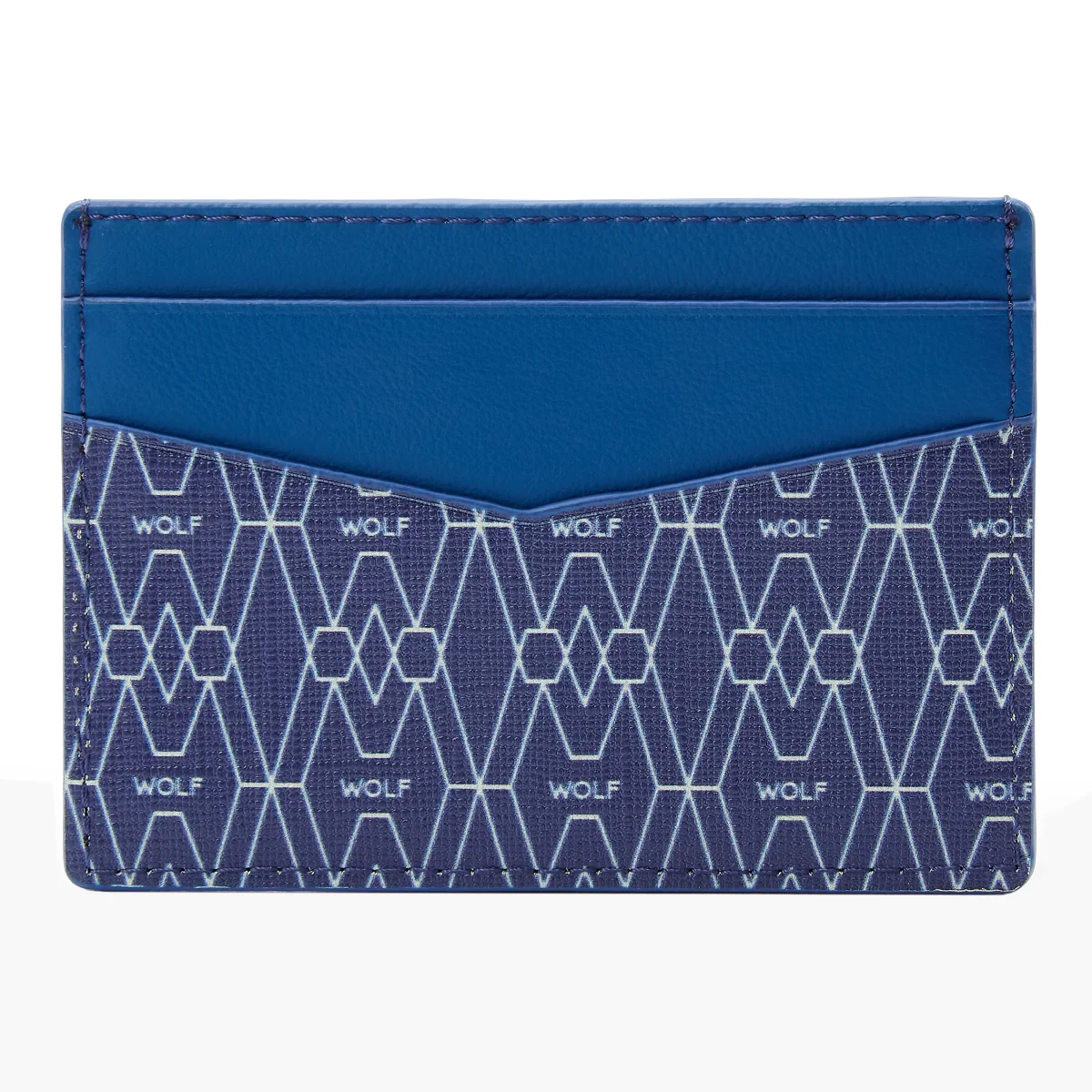 Wolf Signature Vegan Collection Blue Cardholder - Image 2