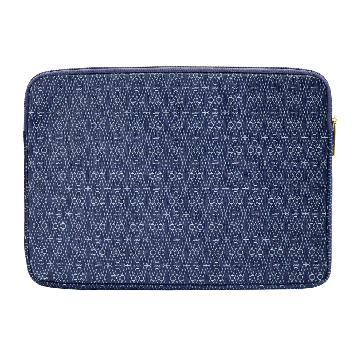 Wolf Signature Vegan Collection Blue Laptop Zip Case - Image 2