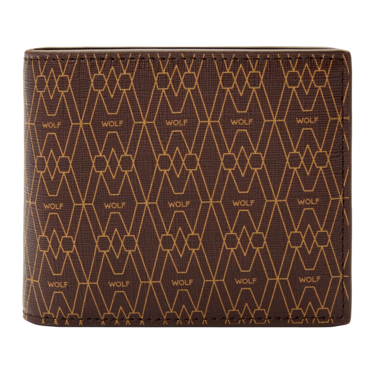 Wolf Signature Vegan Collection Brown Billfold Wallet