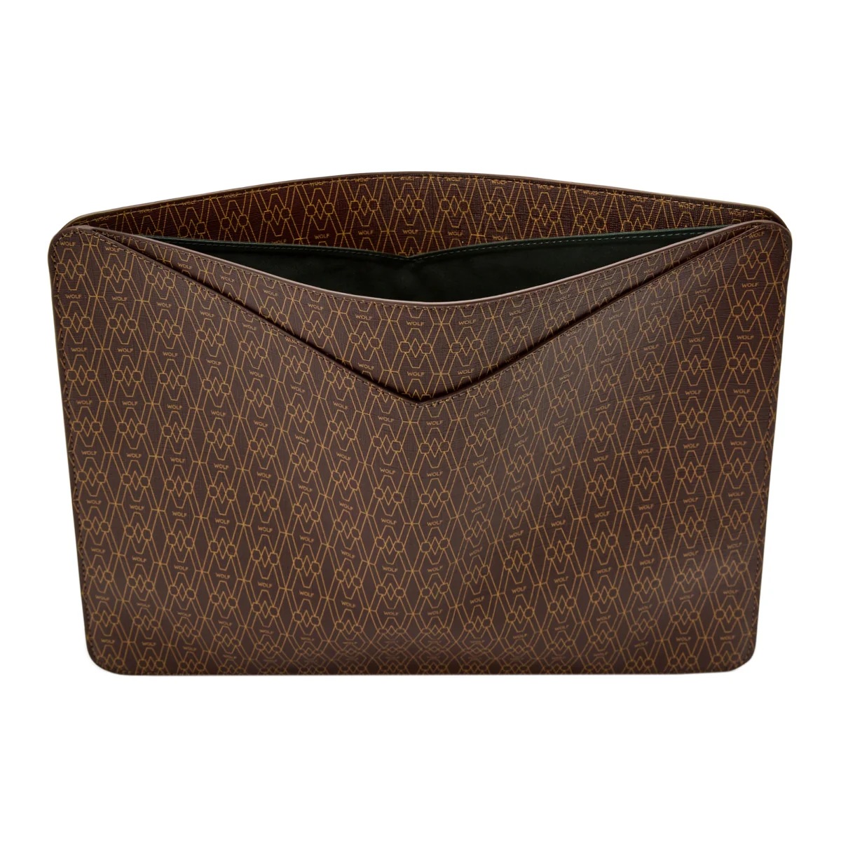 Wolf Signature Vegan Collection Brown Range 16 Inch Laptop Sleeve - Image 3