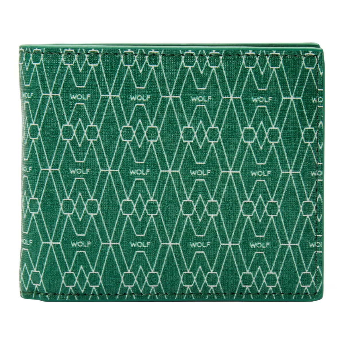 Wolf Signature Vegan Collection Green Billfold Wallet