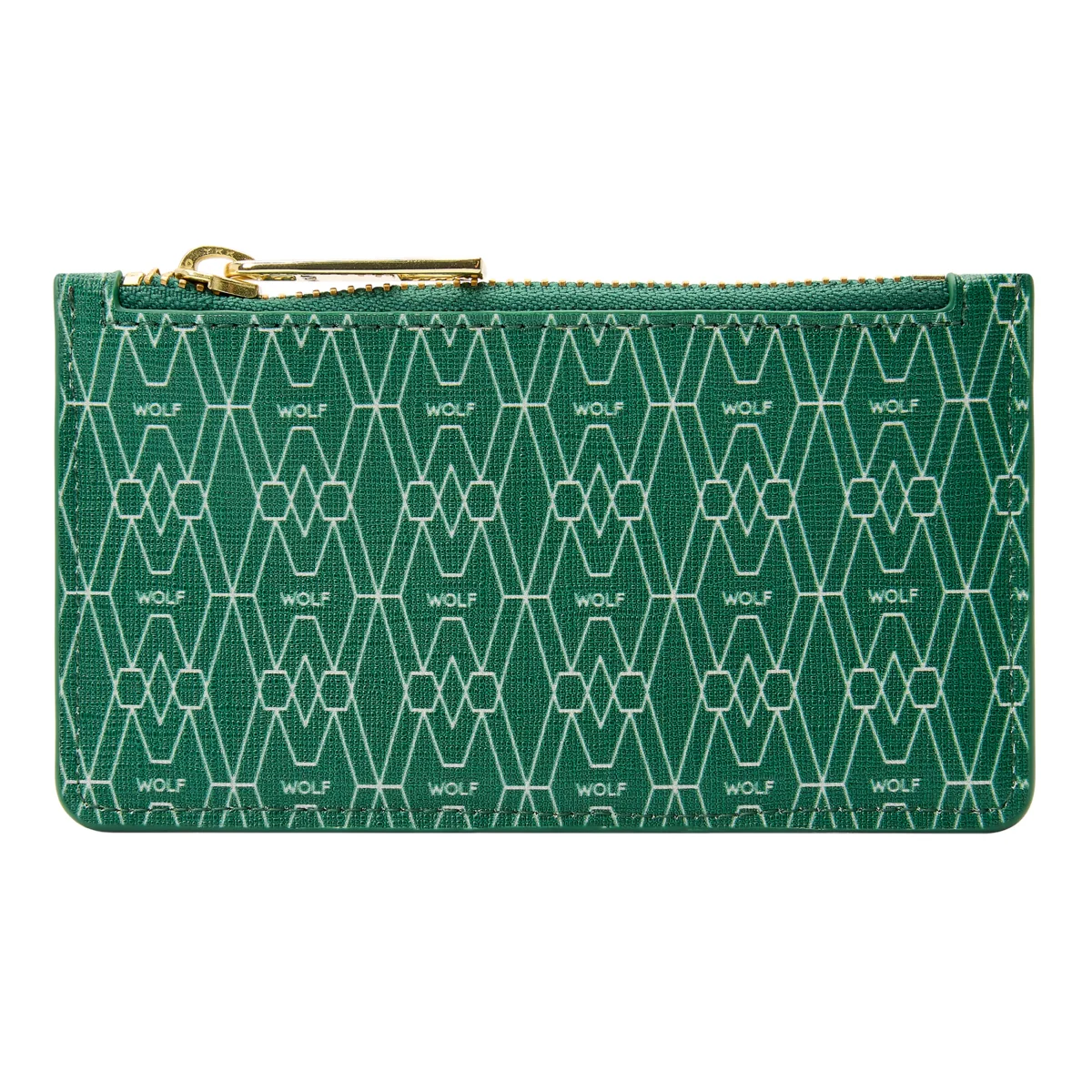 Wolf Signature Vegan Collection Green Range Zip Case