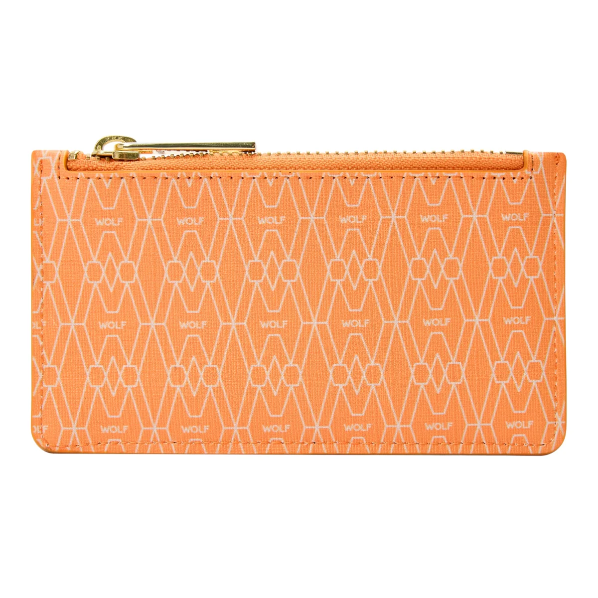 Wolf Signature Vegan Collection Orange Range Zip Case