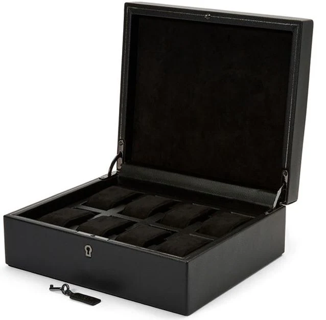 WOLF Watch Box British Racing Black 8pc