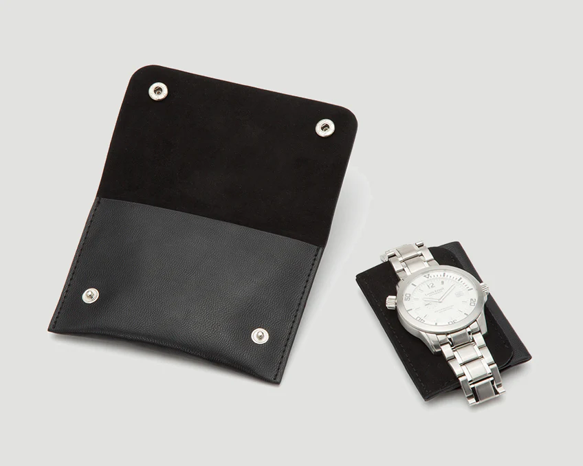 WOLF Watch Case Blake Wrap Black D - Image 3