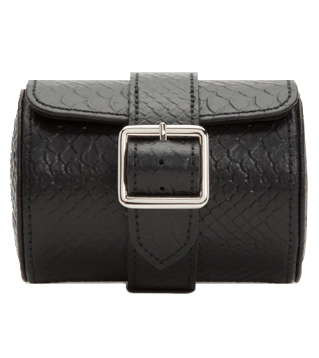 WOLF Watch Roll Exotic Single Black D - Image 2
