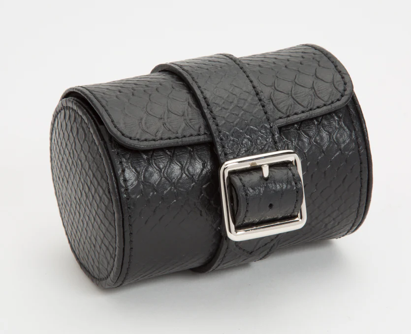 WOLF Watch Roll Exotic Single Black D - Image 3