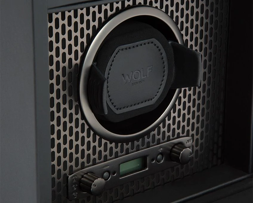 WOLF Watch Winder Axis Single With Storage Powder Coat - Image 3