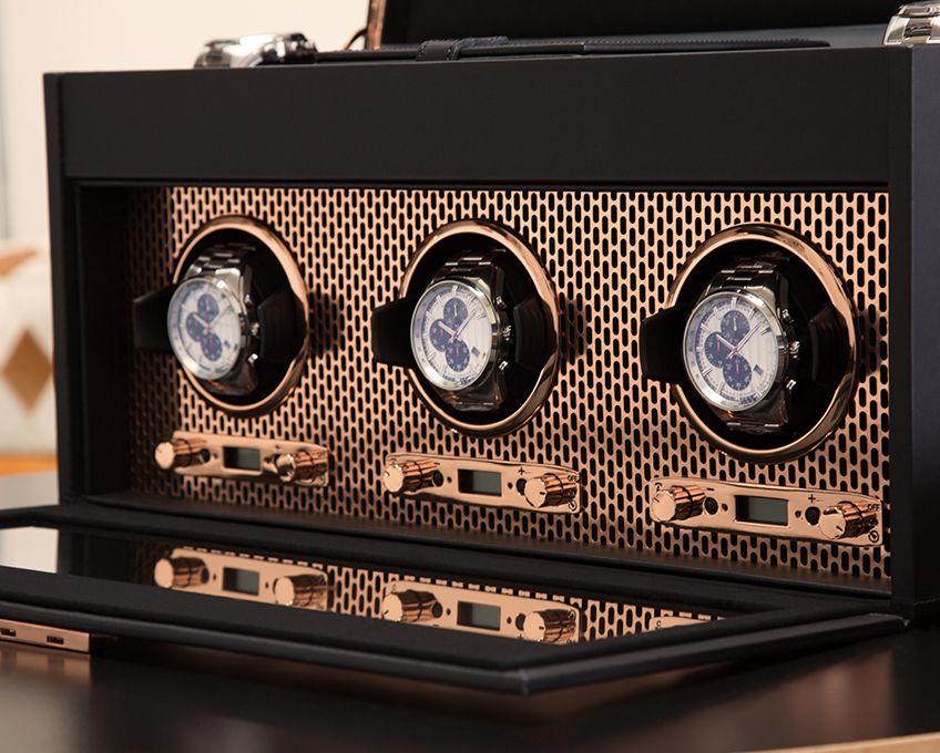WOLF Watch Winder Axis Triple Copper - Image 4